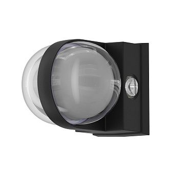 Уличный настенный светильник *6,5*9-9 см, 1*LED*12W, 3000K, Favourite Jocus 4851-1W, черный