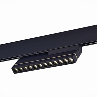 Магнитный трековый светильник 22*2 см, 12W 4000K ST LUCE SKYLINE 48 ST805.446.12 Черный