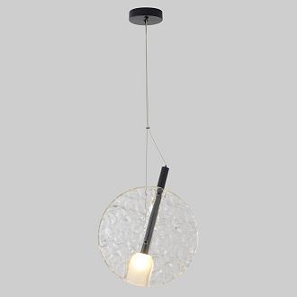 Светильник подвесной *28*32,5-87-212 см, 1*G9*40W, Crystal Lux Frozen FROZEN SP1 BLACK, Черный