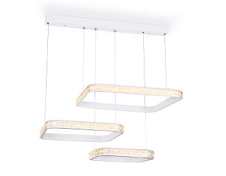 Светильник подвесной 72*50*90 см,  105W, 3000К, белый Ambrella Acrylica Original FA6165