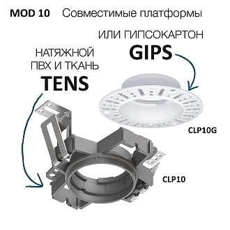 Декоративный рефлектор SKYTEK SKYPORT MOD CLP10M0, белый