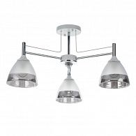 Светильник 60 см, Arte Lamp FIAMMA A3521PL-3CC, хром-белый