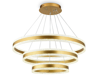 Светильник подвесной 80*94 см,  245W, 3000К, золото Ambrella Acrylica Original FA6183