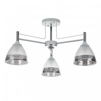 Светильник 60 см, Arte Lamp FIAMMA A3521PL-3CC, хром-белый