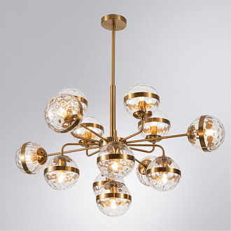 Люстра 100 см Arte Lamp DELACRUA A7770SP-13PB медь