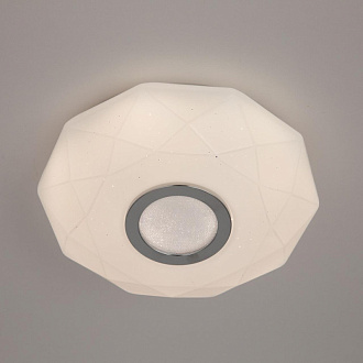 Светильник 20 см, 13W, 3000K-5500K Citilux Диамант Смарт CL713A10G хром