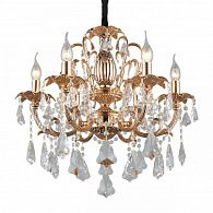 Подвесная люстра Omnilux Grosseto OML-77723-06, золото, диаметр 61 см