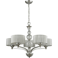 Подвесная люстра  81*172 см, 5*E27 серебро Vele Luce Friuli VL1235L05