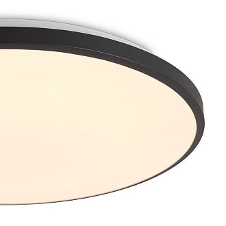 Светильник 30*30*5,5-5,5 см, *LED*24W, 3000-6500+RGBK, Freya Обель/Obelle FR6211CL-L24B, Черный
