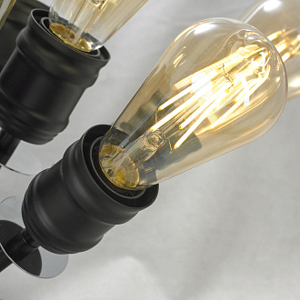 Подвесной светильник Lussole Elmira GRLSP-8206, 52*70 см, черный