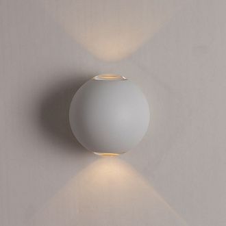 Бра 11*9*11 см, 1W, 3000K, Arte Lamp Conrad A1544AL-2WH белый