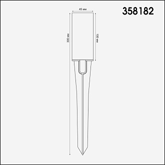 Корпус для модуля Novotech Nokta 358182, серый