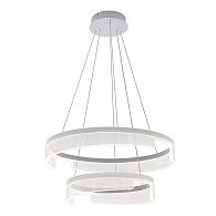 Подвесной светильник 60*60*150 см, LED 72W, 3000 / 6000K, Белый LED4U L5022-600-400 WH