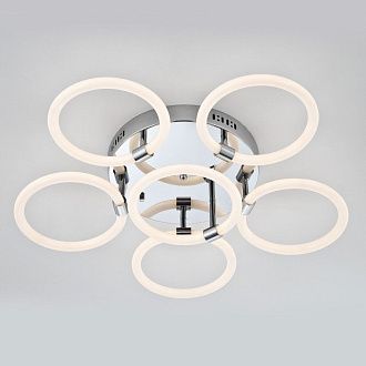 Светильник 65*65*15- см, *LED*66W, 3000КK, LED4U L2022-6, Хром