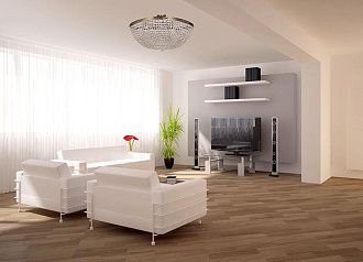 Люстра *40*30 см, 6*E27*60W, Arti Lampadari Pera Pera E 1.3.40.100 MA, Бронза