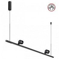 Светильник 120 см, 14W+14W, 4000K, Novotech 359309, черный