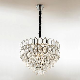 Подвесная люстра 50*50*100 см, Е14 8x40W, Хром MODELUX ML.97007.500 CR