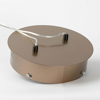 Подвесной светильник 40*6*60/180 см, 1*led*40W 4000K Lussole Grant LSP-7192 коричневый