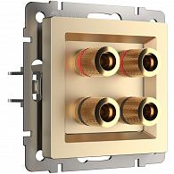 Акустическая розетка (шампань) W1185011 Werkel 4690389157523