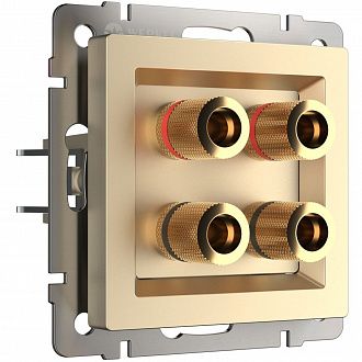 Акустическая розетка (шампань) W1185011 Werkel 4690389157523
