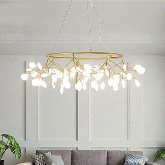 Светильник DZN-54946 ЗОЛОТАЯ БРОНЗА  D800/H350*2000/108/LED/45W/3000К