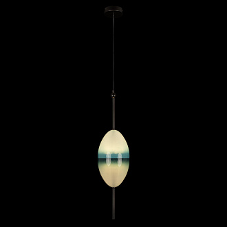Подвесной светильник 16 см, 1*LED*16W 3000K черный Loft It Venice 10223/E Blue
