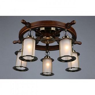 Люстра 60*60*30 см, 5*E27, 60W, Omnilux Omnilux 503 OML-50307-05, бронзовый
