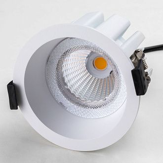 Светильник LED IP65 *8,6*- см, LED*W, 4000K, Lightstar Ciclone 385046, Белый, вр 7,5 см