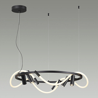Светильник 90 см, Odeon Light Corda 4391/55L, черный