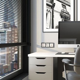 Накладка для розетки HDMI (перламутровый рифленый) WL13-HDMI-CP Werkel 4690389124297