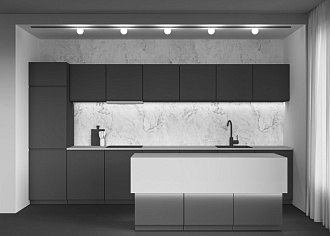 Светильник на шине 10*10*11,1 см, LED, 3000-6000К, Maytoni Technical luna TR177-1-5WTW-B черный