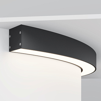 Радиусный профиль ALM-3535R-B-D-90°-0.8M 3,5*3,5*65,58 см, Maytoni Led Strip черный