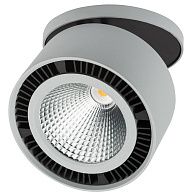 Светильник встраиваемый 12,6 см, LED*40W, 4 000 К, Черный; Серый Lightstar Forte inca 214849