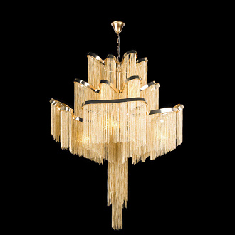 Подвесной светильник 72*110 см, 12*E14 Loft it Stream 10208/800 Gold