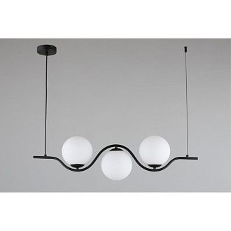 Подвесной светильник 80*15*40-120 см, 3*G9, 5W, Aployt Jagna APL.312.03.03, черный