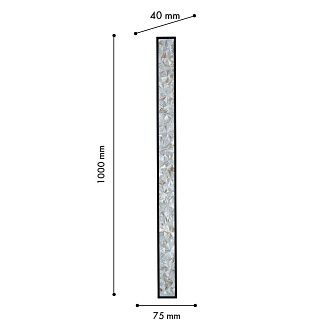 Бра *7,5*100-100 см, 1*LED*50W, 3000K, Favourite Primum 4857-2W, черный