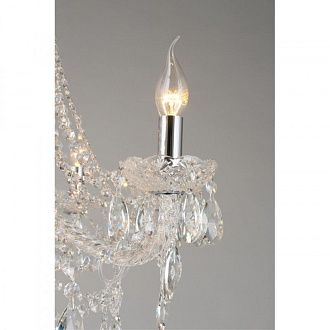 Подвесная люстра 63*80-120 см, 8*E14, 40W, Aployt Koletta APL.755.03.08, хром