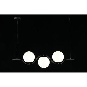 Подвесной светильник 80*15*40-120 см, 3*G9, 5W, Aployt Jagna APL.312.03.03, черный