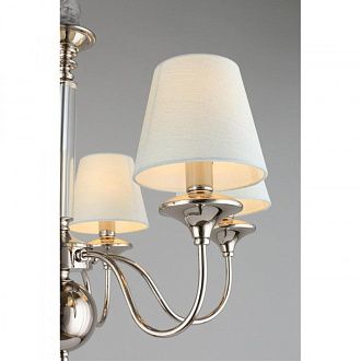 Подвесная люстра 65*70-150 см, 6*E14, 40W, Aployt Perla APL.731.03.06, хром