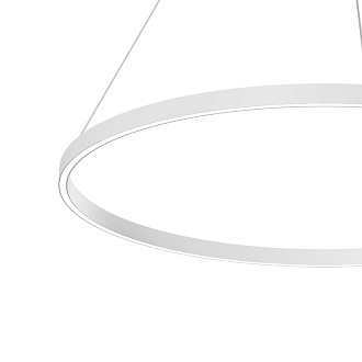 Подвесной светильник 100*127,5 см, LED, 59W, 4000К, Maytoni Rim MOD058PL-L54WK белый