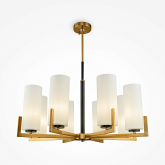Люстра на штанге Maytoni Fortano MOD089PL-08BS, диаметр 76 см, латунь