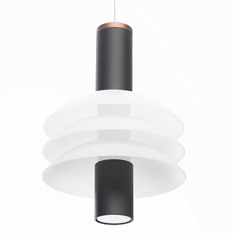 Светильник подвесной 35*185 см LED*16 W, 4000 К Citilux Майя Черный CL202031