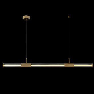 Светильник подвесной 120*210 см, 24W, 3000K Crystal Lux LINEUP SP24W LED BRASS