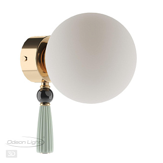 Светильник 24 см, Odeon Light Palle 5405/1W, золото