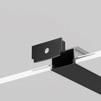 Комплект заглушек (для профиля 61×14) 2 шт., ALM-6114-B-EC 642013, 1*3*2 см, Maytoni Led Strip 642013, Черный