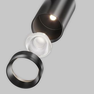 Трековый светильник Focus Led Exility X 4000K 18Вт 36° 16*1*-14 см, *LED*18W, 2050K, Maytoni Technical  TR243-18W4K-B, Черный