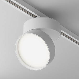 Трековый светодиодный светильник Maytoni Track TR007-1-18W3K-W4K, 18W LED, 4000K, белый