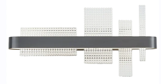 Светильник настенный Wertmark Lotta WE461.01.021, 12*65 см, черный