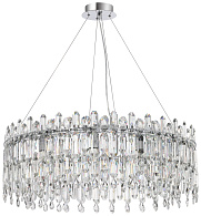 Люстра подвесная 80*80*60/100 см, 12*E14 40W Хром Stilfort Legacy 2158/09/12P