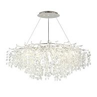 Подвесная люстра 100*60*80-170 см, 10*G9, 5W, Aployt Danusia APL.846.13.10, хром